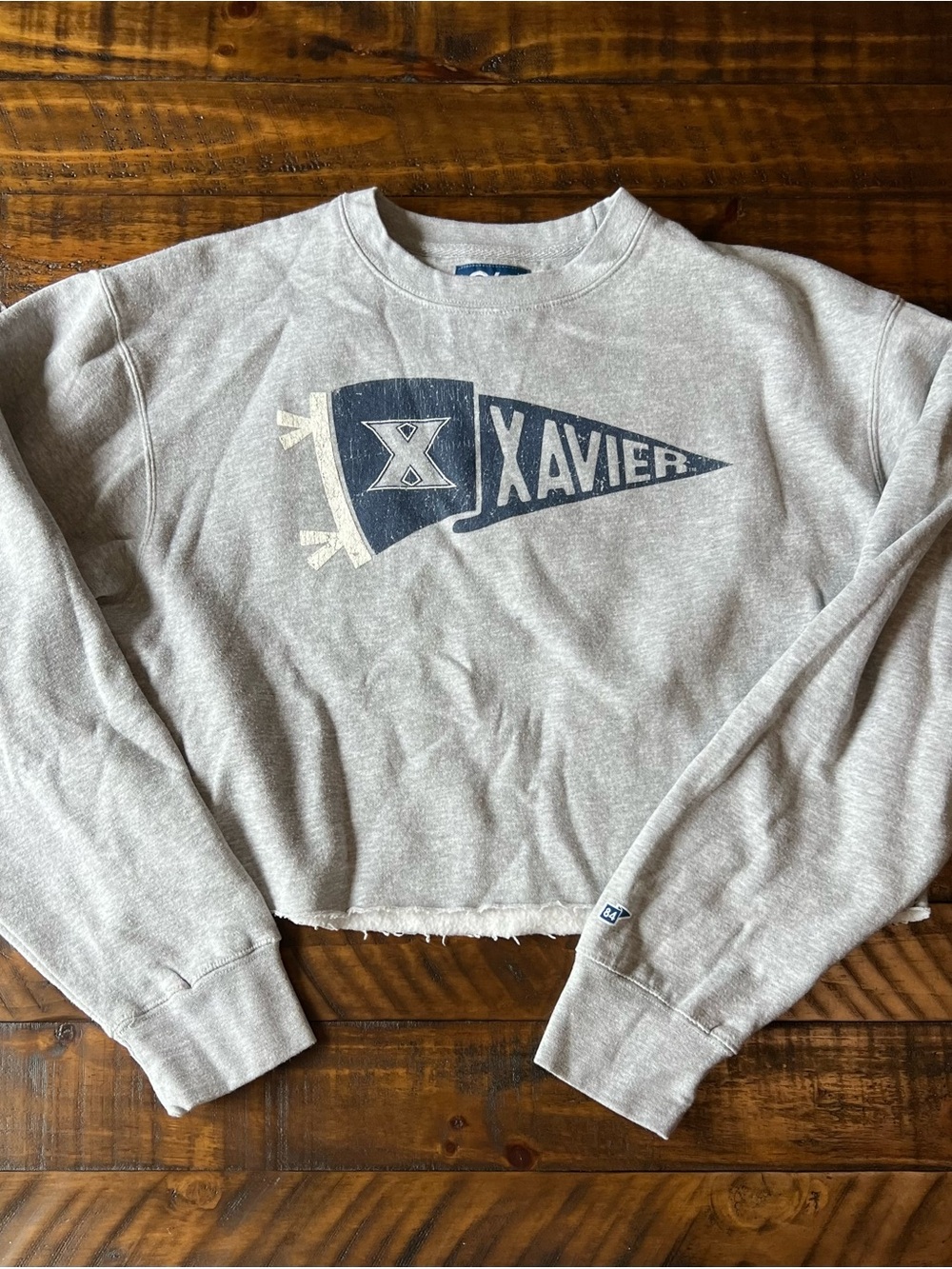 Blue 84 Light Gray Xavier Crewneck